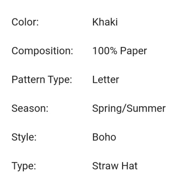 NWOT Life is good Slogan Embroidered Straw Hat - Picture 6 of 6